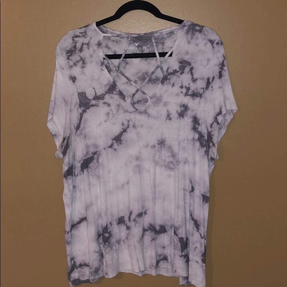 American Eagle Soft & Sexy Ribbed Tee